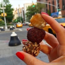 3 Gluten-free brigadeiros from Brigadeiro Bakery